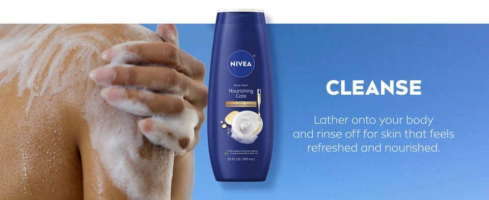 NIVEA Body Wash Nourishing Care With Nourishing Serum - 20 Fl. Oz