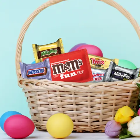 Mars Candy M&M's Twix & Starburst Candy Filled Easter Eggs 30