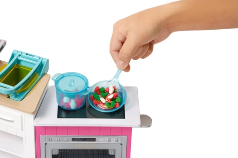 Barbie kitchen with play doh online