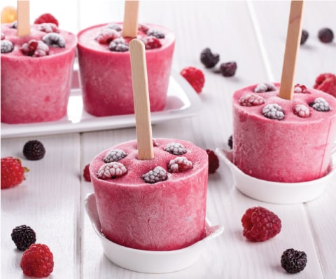 VERY BERRY POPSICLES