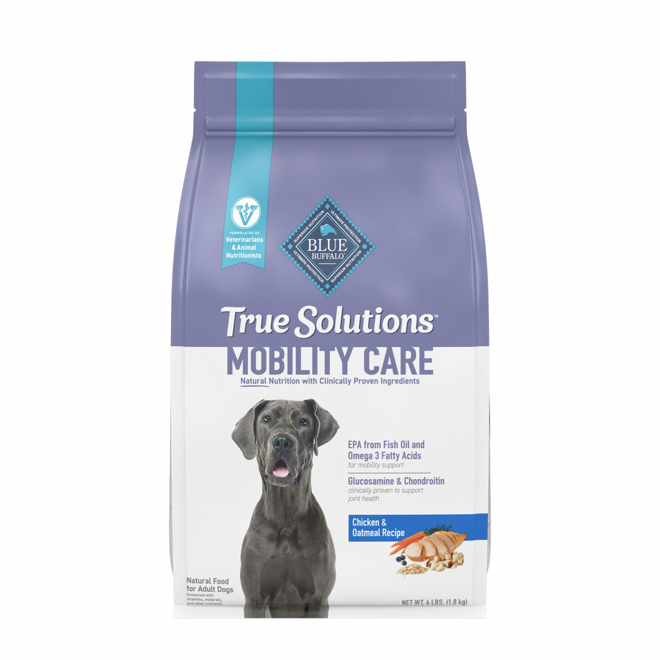 thumbnail video image 2 of Blue Buffalo True Solutions Mobility Care Natural Dry Dog Food, Chicken, 4-lb. Bag, 2 of 12