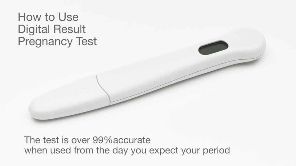 thumbnail video image 2 of Equate Digital Pregnancy Test, Can Tell You 5 Days Sooner Than Your Missed Period (2 Count), Compare to ClearBlue®, 2 of 8