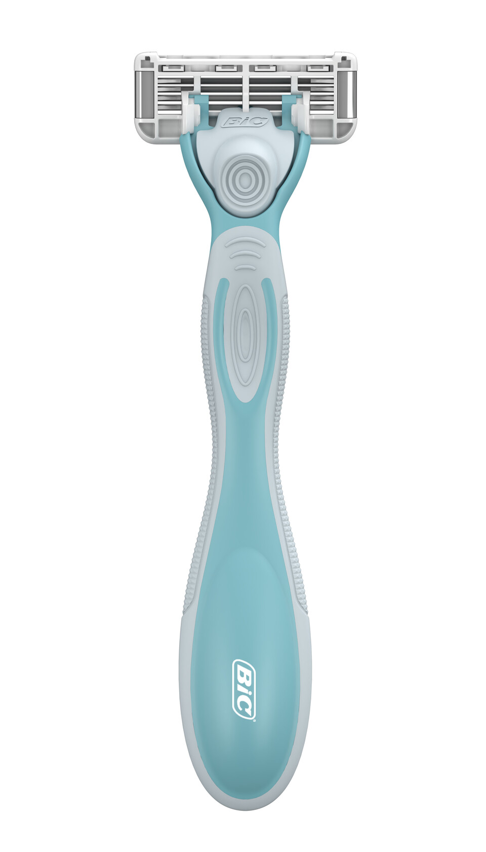 BIC EasyRinse AntiClogging, Refillable Women's Razors with 4 Blades, 1