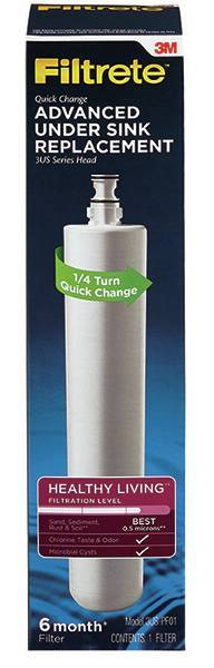 Filtrete Advanced Quick Change Under Sink Water Filtration