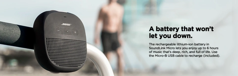 Bose SoundLink Micro Portable Bluetooth Speaker - Black