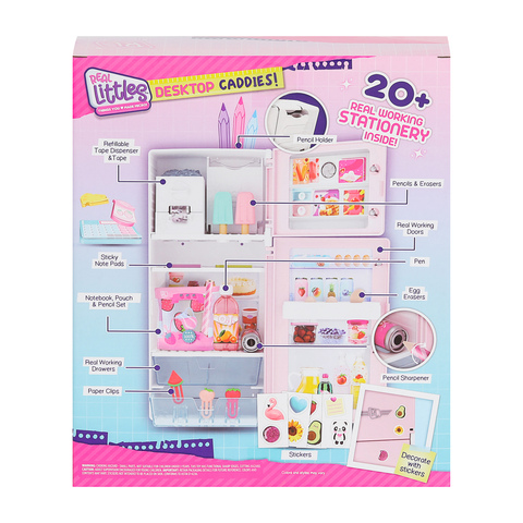 I found the Real Littles Desktop Caddies Mini Fridge at Target and I need  to know if it a good size for the dollhouse so let's check it…
