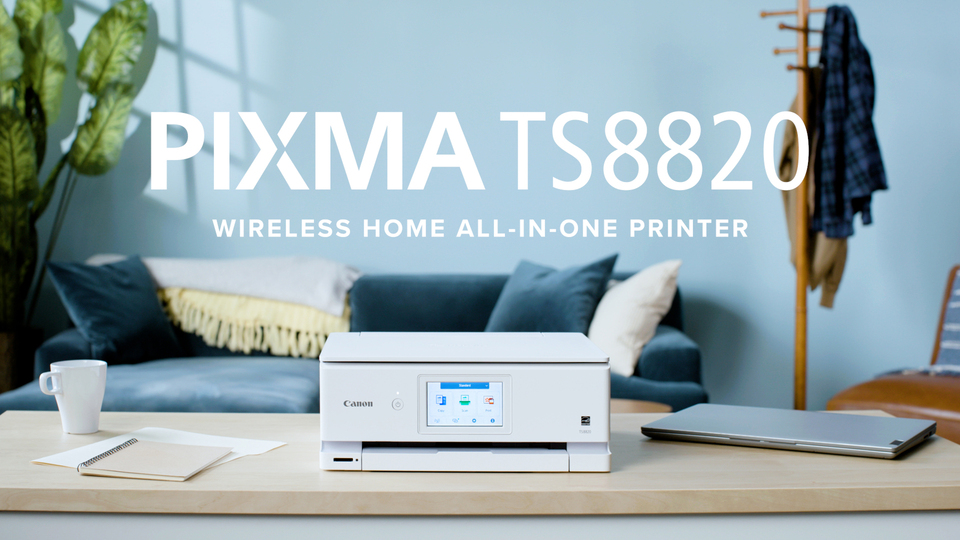 thumbnail video image 2 of Canon PIXMA TS8820 – Wireless Home All-in-One Printer, 2 of 13