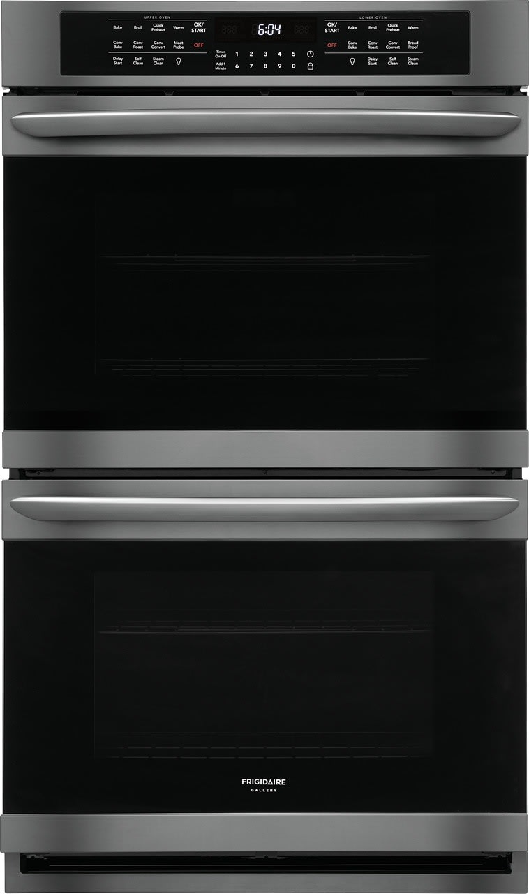 Frigidaire Gallery 30 Black Stainless Steel Electric Double Oven Built In Fget3066ud Manhattan Appliance Sleep Source Inc