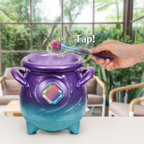  Magic Mixies Magical Misting Cauldron with Interactive 8 inch  Blue Plush Toy and 50+ Sounds and Reactions, Multicolor : Patio, Lawn &  Garden