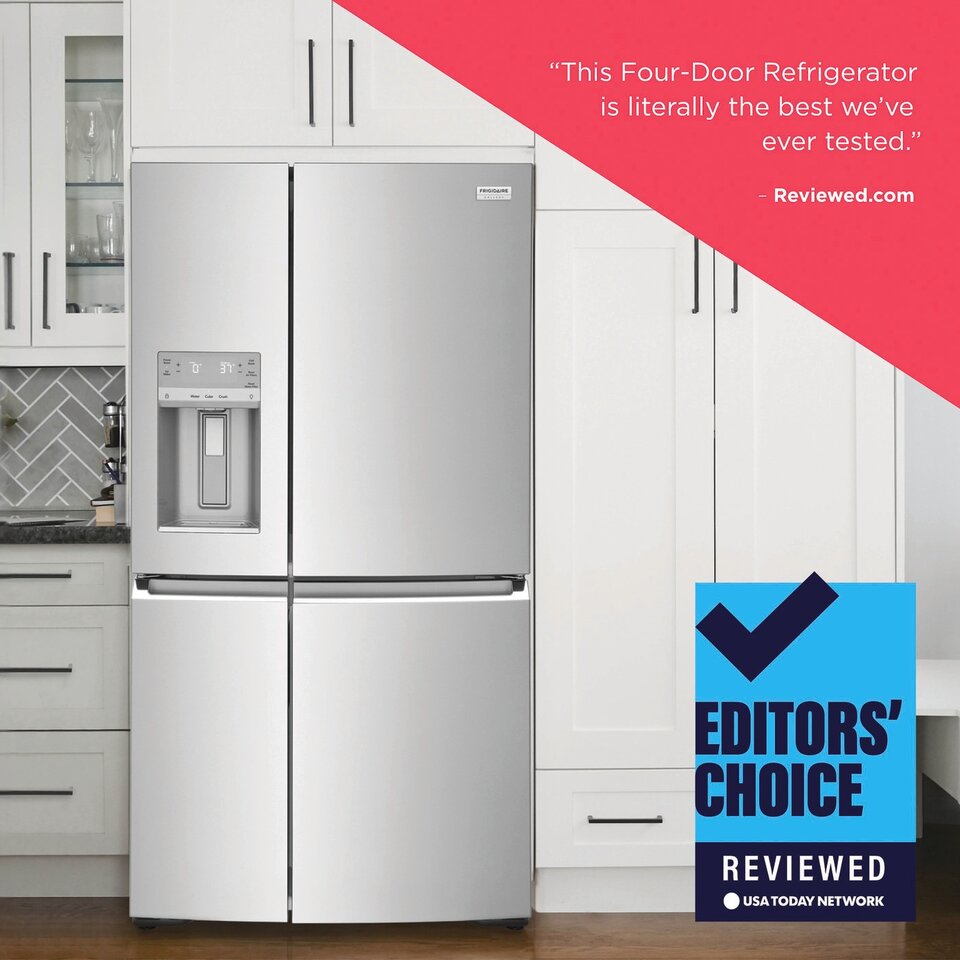 Frigidaire Gallery® 21.5 Cu. Ft. Smudge-Proof® Stainless Steel Counter  Depth French DoorRefrigerator, Maine's Top Appliance and Mattress Retailer