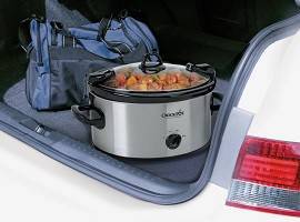 Crock-Pot® Cook & Carry Portable Slow Cooker - Silver, 6 qt