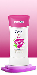 Dove Teens Long Lasting Women's Antiperspirant Deodorant Stick, Mango  Sunshine, 2.6 oz 