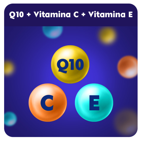 Q10 + Vitamina C + Vitamina E Q10 + Vitamina C + Vitamina E