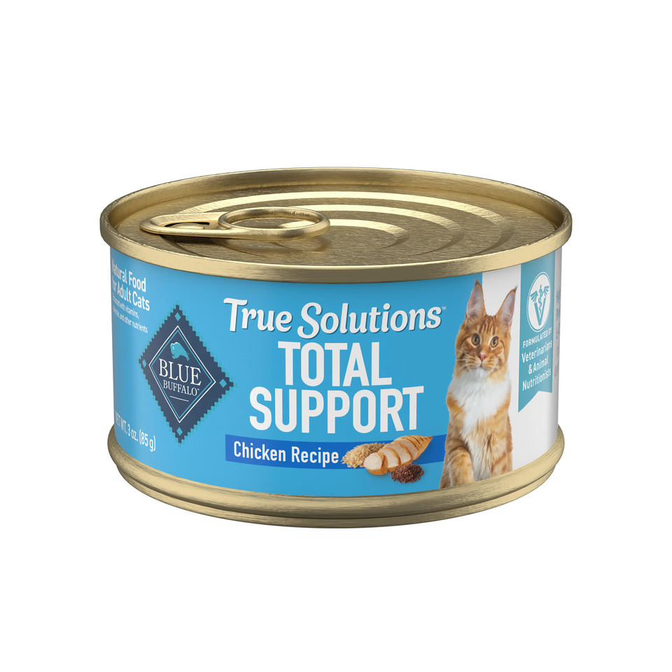 thumbnail video image 2 of Blue Buffalo True Solutions Total Support Wet Cat Food, 3-oz. Can, 2 of 12