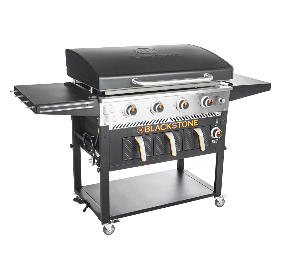 Blackstone 2-Burner 28" Griddle With Electric Air Fryer And Hood ...