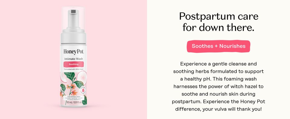 Postpartum care for down there. Soothes + Nourishes. These wipes are infused with witch hazel and essential oils designed to calm and nourish your most sensitive skin during the postpartum journey. Whether you're at home or tucked into a hospital bag, these wipes offer a gentle, plant-derived way to maintain a healthy pH and find instant comfort.