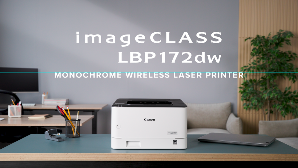 thumbnail video image 2 of Canon imageCLASS LBP172dw - Wireless, Duplex Laser Printer with 1-Year Limited Warranty, 2 of 10