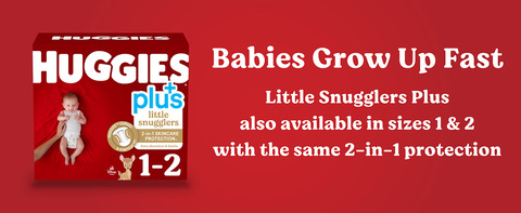 When your baby becomes more mobile, consider Huggies Little Movers Plus baby diapers