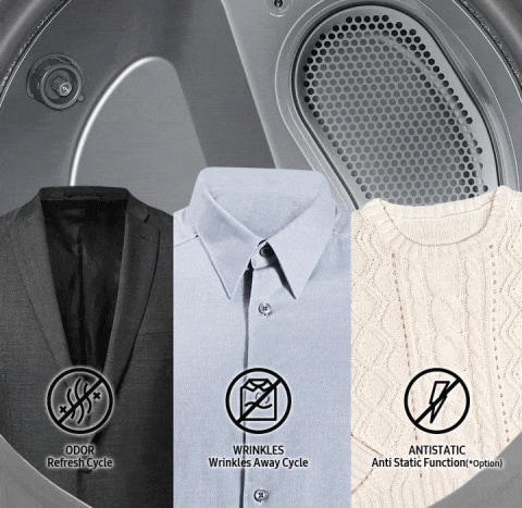 Freshen up clothes - Steam Sanitize+