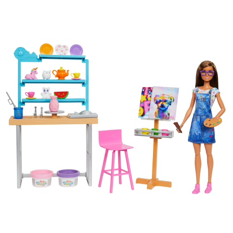 Barbie Relax and Create Art Studio Barbie Doll 11.5 inches Toys R Us Canada