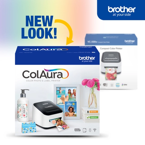 Brother VC-500W | Versatile Compact Color Label and Photo Printer with  Wireless Networking