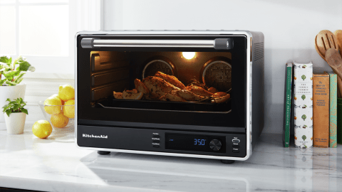 KitchenAid Dual Convection Countertop Oven With Air Fry And Temperature  Probe