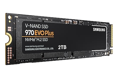 SAMSUNG 970 EVO PLUS M.2 2280 2TB PCIe Gen 3.0 x4, NVMe 1.3 V-NAND