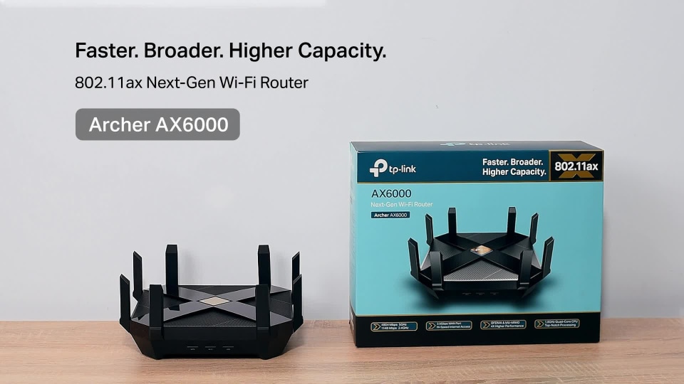 TP-Link Répéteur WiFi 6 Mesh AX6000 Mbps bi-bande RE900XD, 160 MHz, port  2.5 Gigabit , puissant répéteur WiFi, MU-MIMO, Compatible avec les box  internet, profitez du WiFi 6 sans changer votre Box