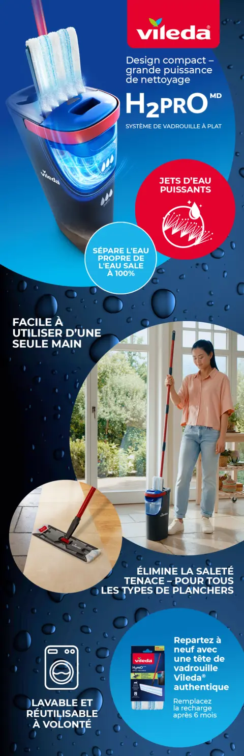 Vileda Ultramax XL 42 cm Vadrouille plate avec seau - Outils de nettoyage - Achat & prix