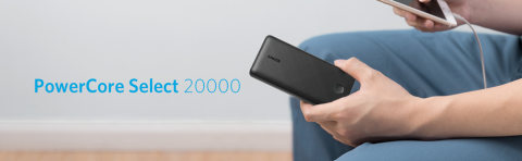 PowerCore Select 20000 Power Bank, Dual-Port Portable Phone