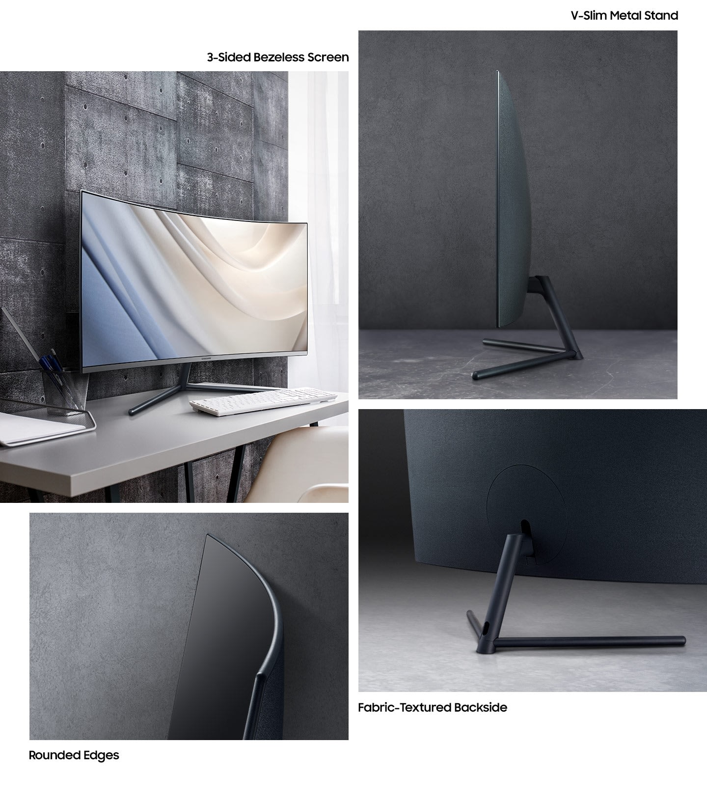 Samsung LU32R591CWNXZA 32inch Curved UHD 4K Monitor