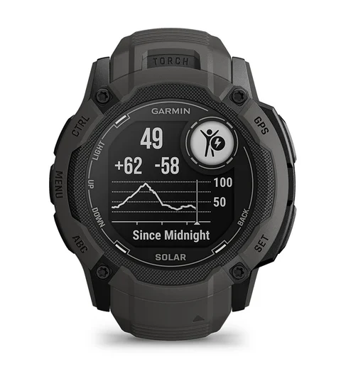 Garmin Instinct 2X Solar GPS Smartwatch with Rugged Moss