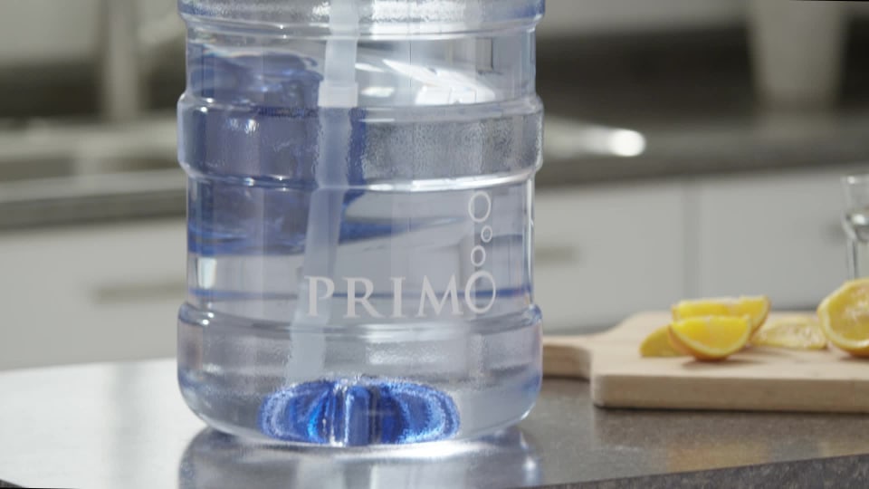 Primo® Water Portable Manual Water Pump/Dispenser in Blue and White