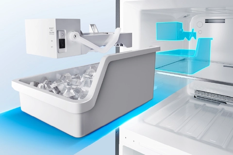 Midea 19 Cu. Ft. Garage Ready Top-Freezer Refrigerator in White
