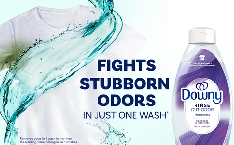 Fights stubborn odors in just one wash
