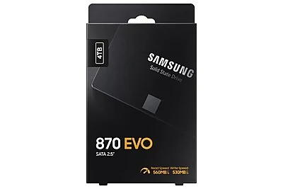 Samsung 870 EVO MZ-77E4T0B/AM 4 TB Solid State Drive - 2.5