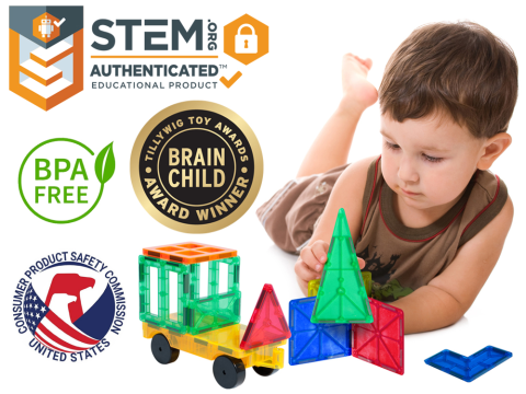 Tytan Magnetic Learning Tiles Building Set with 100 pieces Sam s Club