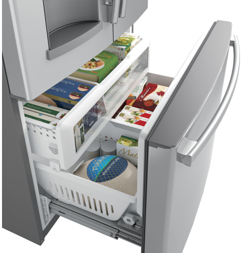 GE® 25.4 Cu. Ft. Black Side-By-Side Refrigerator, Stewart-Molander  Appliances