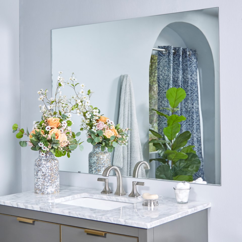 Bathroom Accessories Home Selections Rectangular Frameless Bathroom