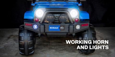 kobalt ride on jeep 40v