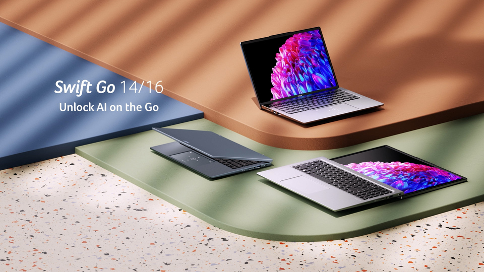 Acer Swift Go 14 Intel Evo AI Ultra 7-155H Laptop 14" WUXGA (1920 x 1200)  Multi-Touch 100% sRGB Display, Intel ARC Graphics 16GB LPDDR5X, 1TB PCIe  Gen ...