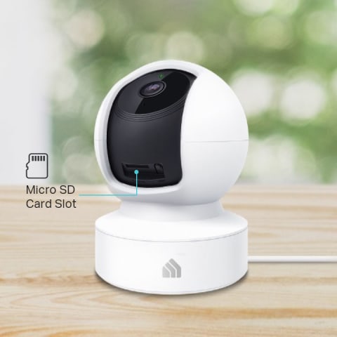 TP-Link Kasa Indoor 1-Camera Plug-in Pan and Tilt Micro Sd Security Camera  System in the Security Cameras department at