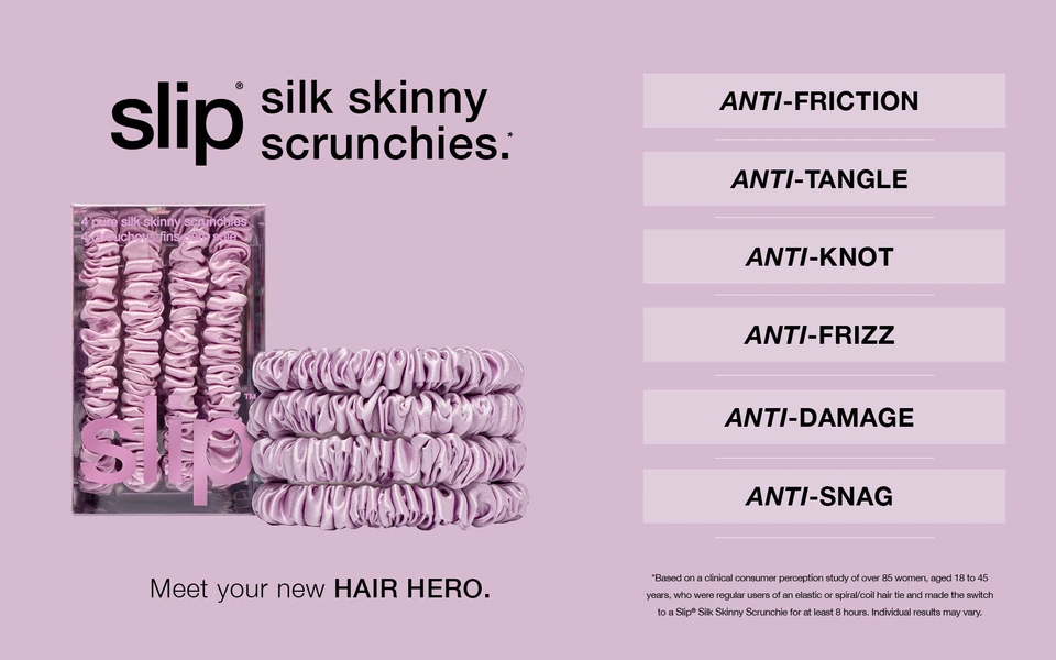 Meet your new hair hero. Anti-friction. Anti-tangle. Anti-knot. Anti-frizz. Anti-damage. Anti-snag.