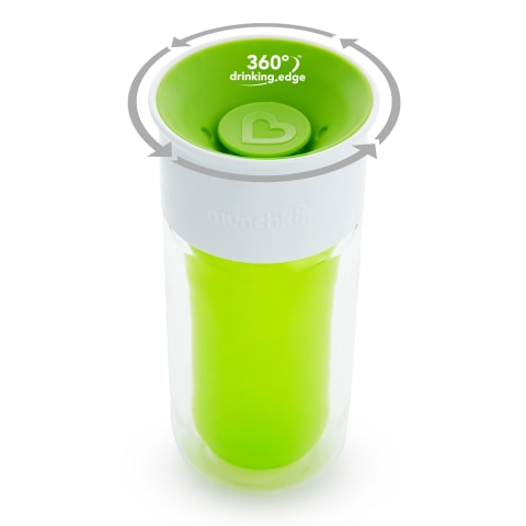【ミニミニ店 様】専用・緑360g×1袋 Munchkin® Miracle 360° Insulated Sticker Sippy Cup, Includes