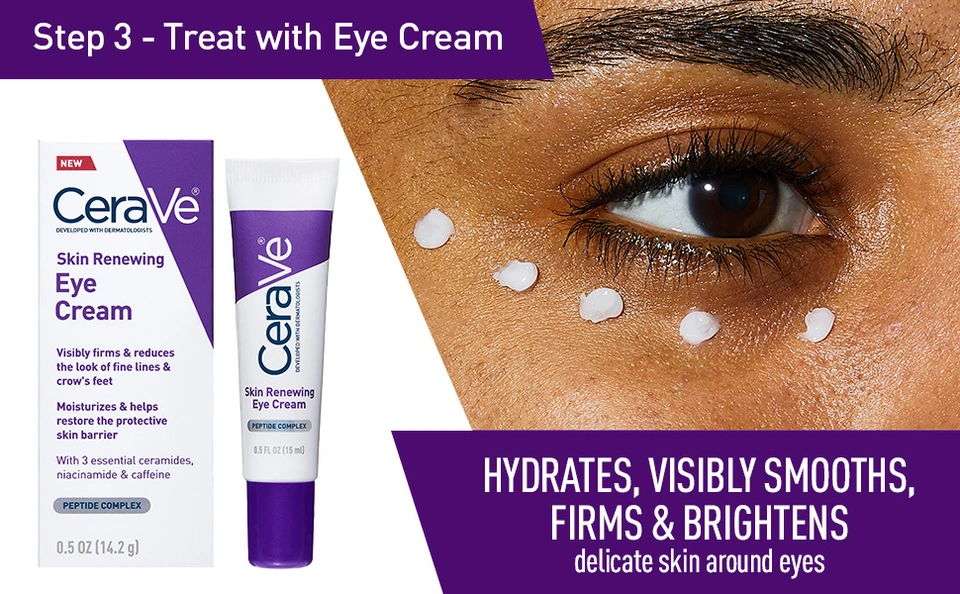 Step 3 - Treat with Eye Cream