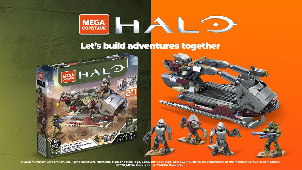 MEGA Halo Skift Intercept Building Kit with Spartan MK VII Action Figure (452 Pieces) - image 2 of 7