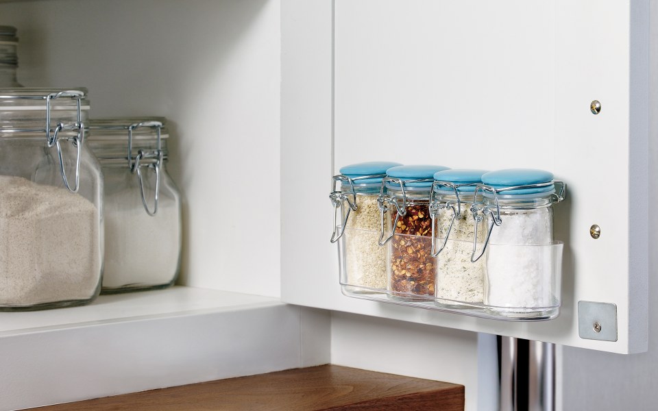  Command Large Caddy, Clear, with 4 Clear Indoor Strips,  Organize Damage-Free : Home & Kitchen