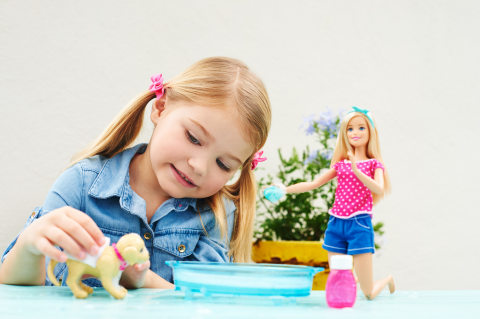 Barbie Splish Splash Pup Play Set - Walmart.com