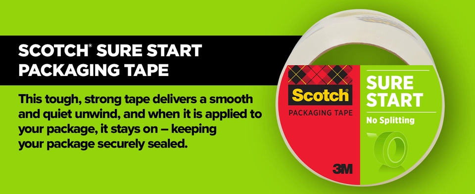 Scotch Nastro Adesivo Heavy-Duty Per Imballaggi - 4,8 Cm X 22,2 M, Trasparente, 40x Più Forte Dell'Acrilico