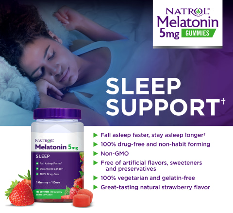 Sleep Support: Non-GMO. Free of artificial flavors, sweeteners and preservatives.